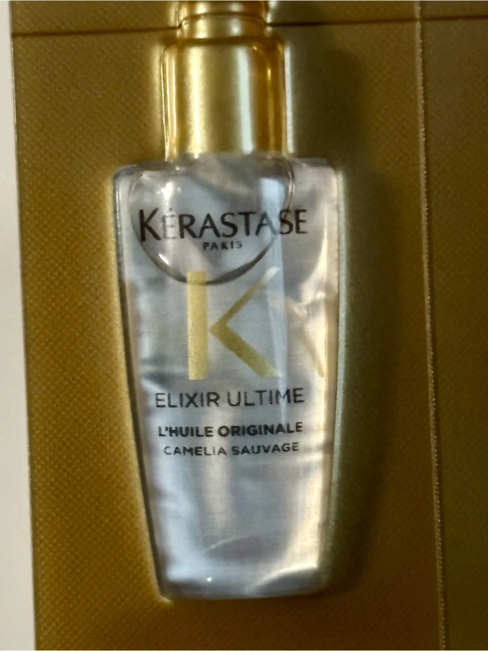 NWT Kérastase Elixir Ultime Camelia Oil 2ml x 2 Samples/ Travel size